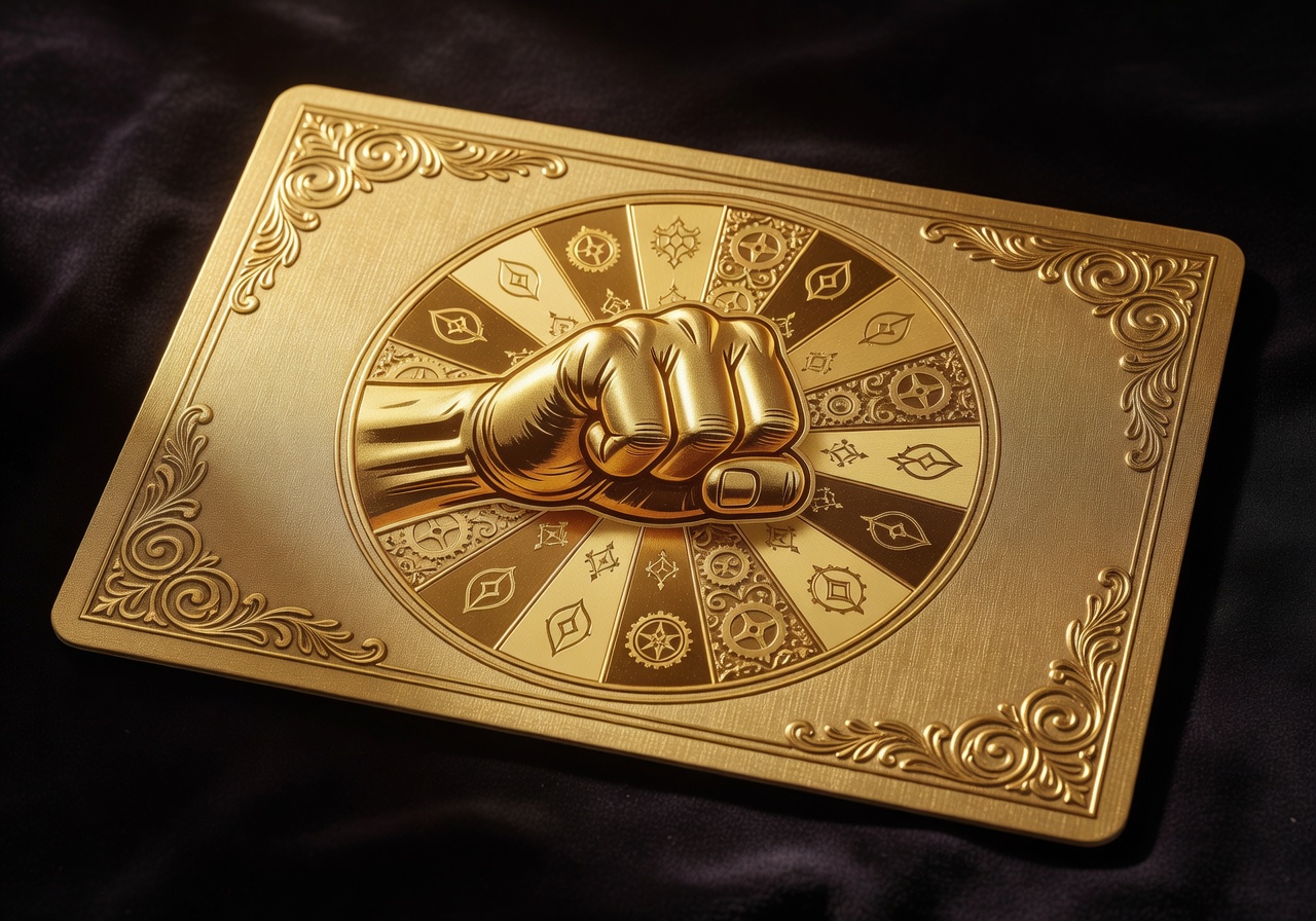 Golden Fist Bonus Wheel game card